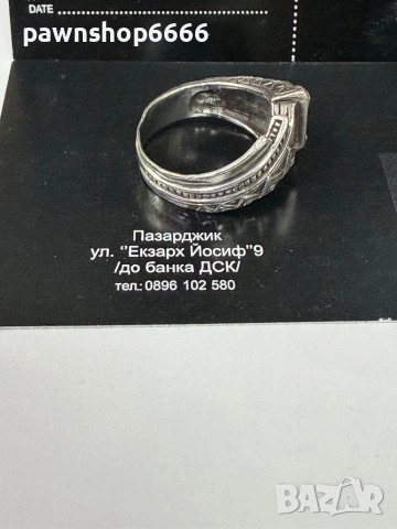 Сребърен пръстен 925 проба, снимка 5 - Пръстени - 54355243