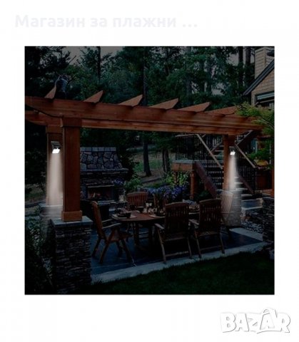 СОЛАРНА LED ЛАМПА С PIR ДАТЧИК - код 1582, снимка 5 - Соларни лампи - 34277483