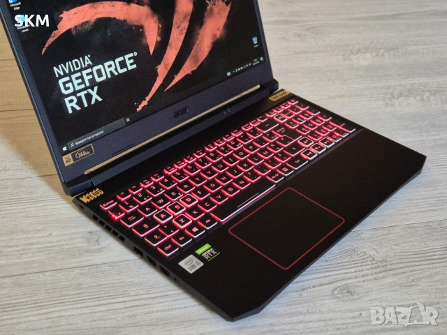 i5|RTX3060|512 SSD|IPS 144Hz|16RAM лаптоп ацер нитро laptop gaming гейминг, снимка 2 - Лаптопи за игри - 53164896