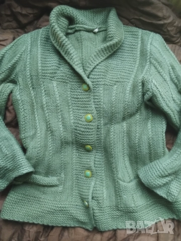 100% Вълнена Дебела Топла Жилетка