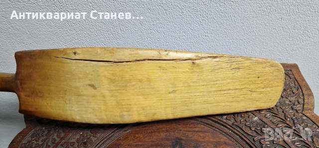 Стара дървена скандинавска шпатула/бъркалка, снимка 7 - Антикварни и старинни предмети - 53981238