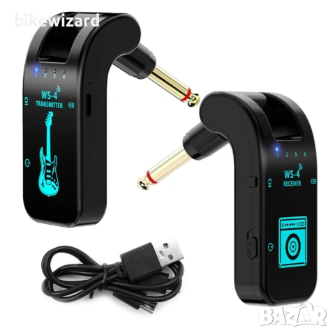 Безжична китарна предавател-приемник 8-канална система НОВО