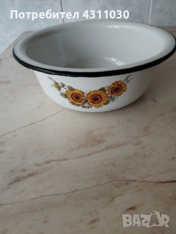 Нови емайлирани купи от 80-те години, снимка 5 - Съдове за готвене - 54203424