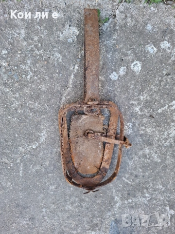 стар кован капан , снимка 2 - Антикварни и старинни предмети - 54361433