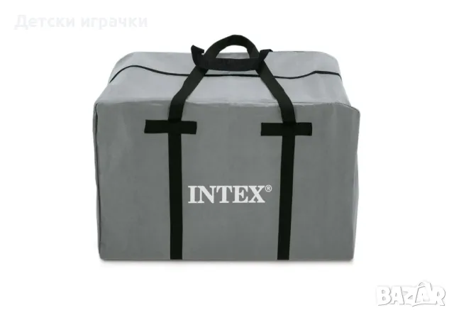 Надуваема лодка Excursion 5 Intex 366 x 168см, PVC, за 5 души, с гребла, снимка 5 - Водни спортове - 49899590