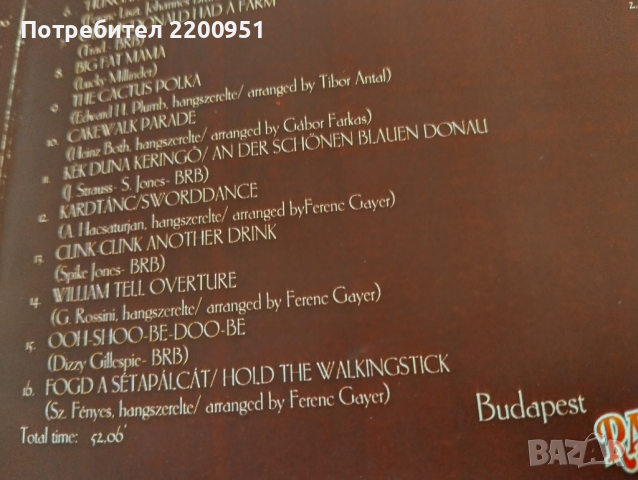 BUDAPEST RAGATIME BAND, снимка 7 - CD дискове - 44517963