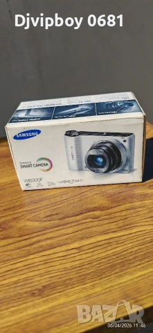 Дигитален фотоапарат Samsung WB200, 14.2MP, Wi-Fi, Бял