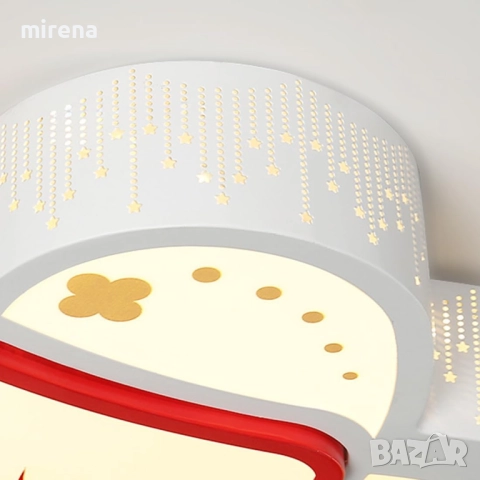 ЛЕД LED Детска таванна лампа полилей Мини Маус анимация дистанционно, снимка 6 - Лампи за таван - 52374139