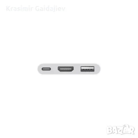 Адаптер Apple - Digital AV Multiport, USB-C, бял, снимка 2 - USB кабели - 48661038