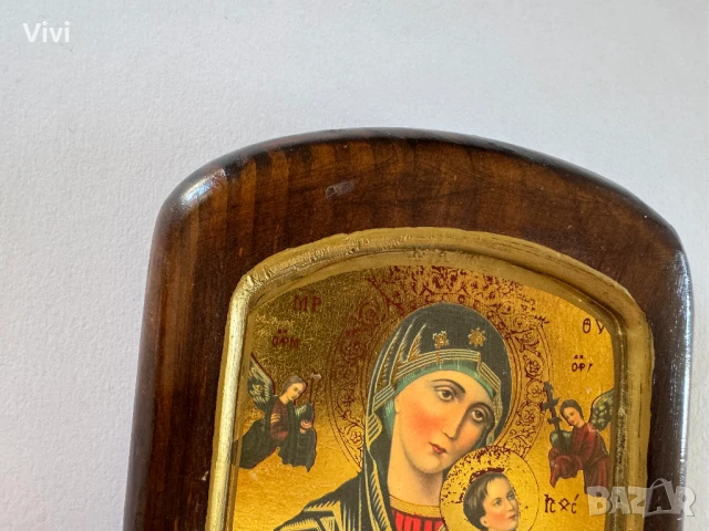 Икона 17.6 х 12.8 х 1.8 см + подарък мини икона, снимка 8 - Икони - 51152617