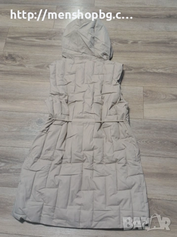 Дамски елек код 890 - светло кафяв, снимка 2 - Елеци - 53101640