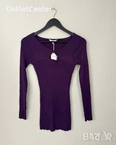 Лилав дамски топ Candies, снимка 2 - Блузи с дълъг ръкав и пуловери - 53903479