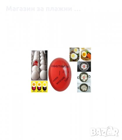 ТАЙМЕР ЗА ВАРЕНЕ НА ЯЙЦА С ПРОМЕНЯЩ СЕ ЦВЯТ - код 1324, снимка 2 - Аксесоари за кухня - 34288111