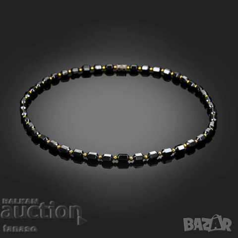 Магнитно колие, гердан с мъниста от хематит