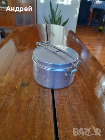 Стара алуминиева кутия #9, снимка 2 - Антикварни и старинни предмети - 35337367