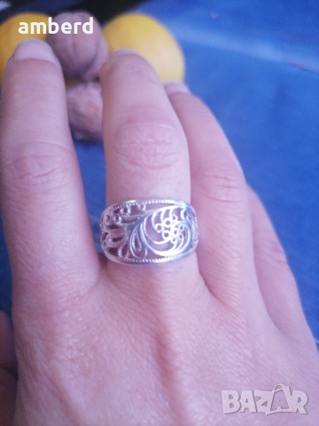 Сребърен пръстен - модел R006A, снимка 2 - Пръстени - 44699921
