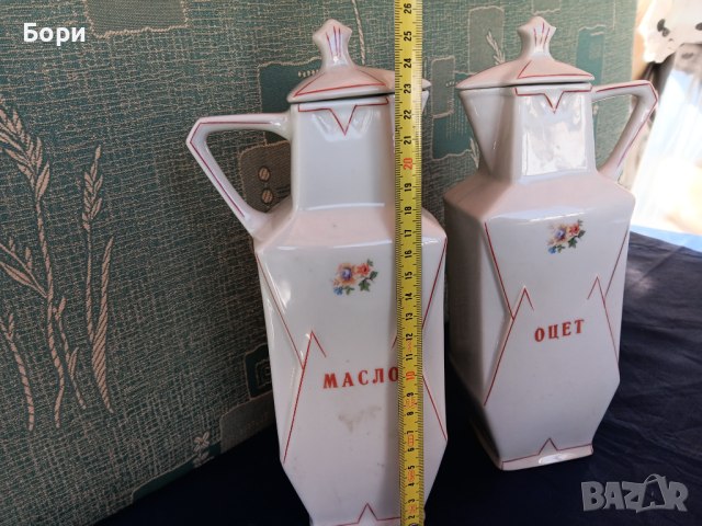 Порцелан 1 литър оливерник, снимка 7 - Аксесоари за кухня - 44738987