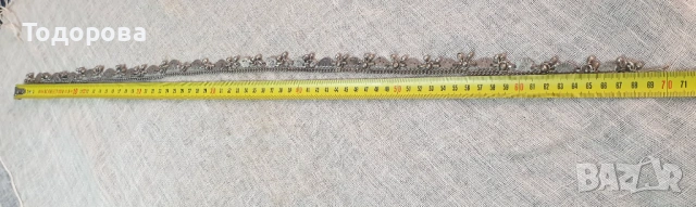 Масивно старинно колие,ръчно инкрустирано, снимка 5 - Антикварни и старинни предмети - 54008114