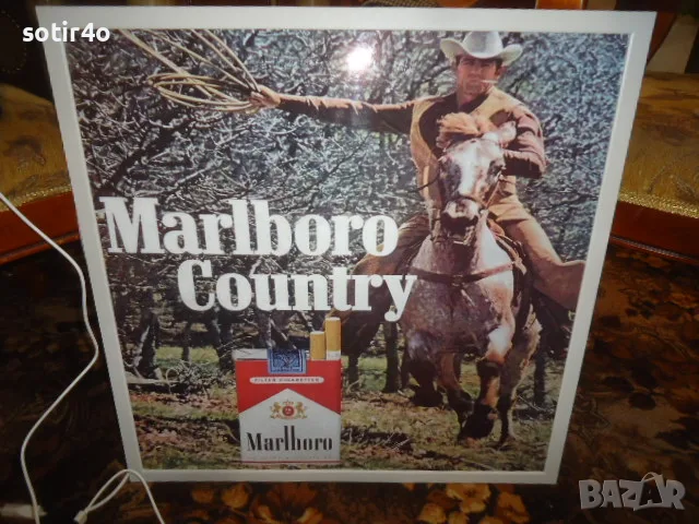 Marlboro светеща табела 60-60 см.