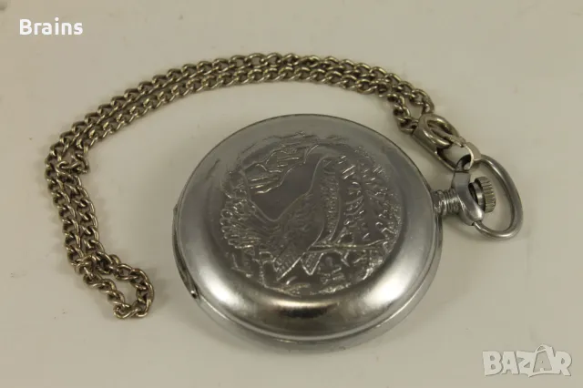 Руски Джобен Часовник Молния С Глухарче СССР, снимка 6 - Антикварни и старинни предмети - 49574183