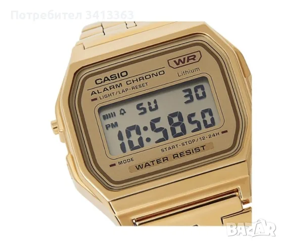 Часовник Casio Vintage A158WETG-9AEF, снимка 2 - Мъжки - 56450338