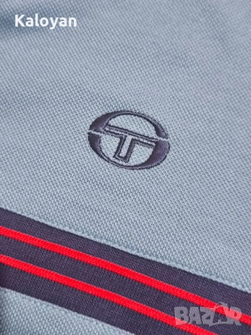 Нова мъжка поло тениска Sergio Tacchini L, снимка 3 - Тениски - 54235432