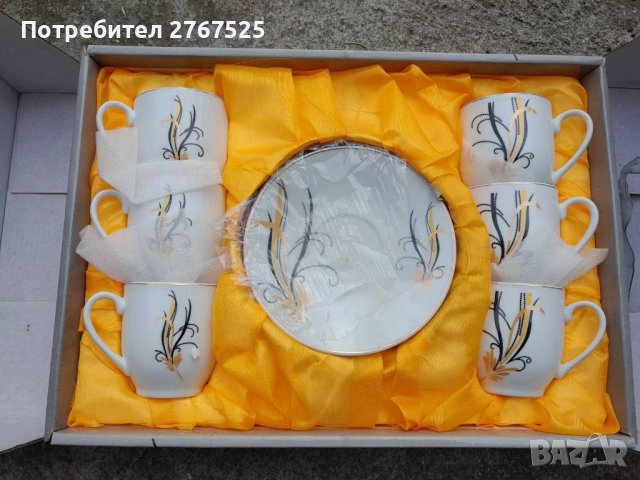 НОВ НЕМСКИ Порцеланов сервиз кафе чай 12 части