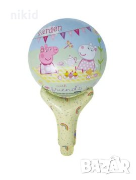 Пепа Пиг Джордж и приятели peppa pig балон фолио дръжка парти рожден ден, снимка 5 - Други - 29175840
