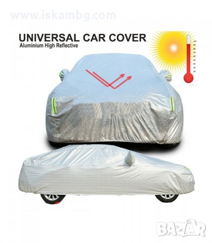 УНИВЕРСАЛНО ПОКРИВАЛО ЗА ЦЯЛАТА КОЛА, ПРОТИВ СНЯГ И СЛЪНЦЕ - код 2824, снимка 13 - Аксесоари и консумативи - 33916503
