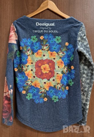 DESIGUAL Дамска блуза с дълъг ръкав-размер S/M, снимка 4 - Блузи с дълъг ръкав и пуловери - 42261057