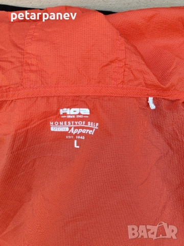 Женска оранжева ветровка Ho2 - L размер, снимка 4 - Якета - 51623690