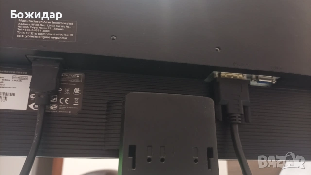 Продавам монитор Acer V226HQL, снимка 2 - Монитори - 53891684
