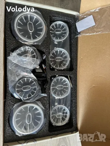 W222 s класа светещи въздоховоди амбиентно осветление, снимка 4 - Аксесоари и консумативи - 49380182