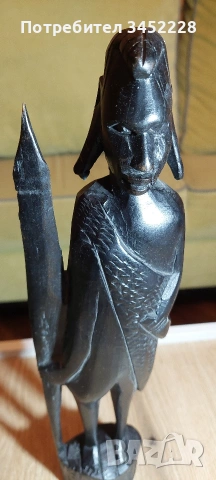 Дърворезба масив за ценители 39см , снимка 4 - Декорация за дома - 54000104