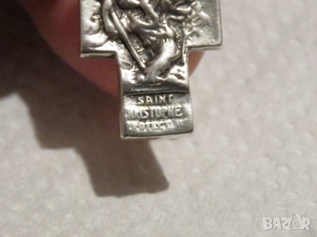 сребърен медальон, сребърно колие, сребърен кръст Мария Исус и Йосиф, освещаване  сребро, снимка 5 - Колиета, медальони, синджири - 31930330
