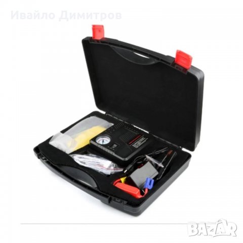 КОМПЛЕКТ СТАРТЕРНО УСТРОЙСТВО HIGH POWER JUMP STARTER ЗА КОЛА + КОМПРЕСОР, снимка 3 - Аксесоари и консумативи - 35536321