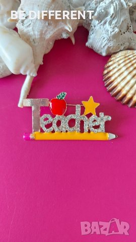 Брошка учител молив