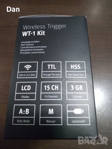 Metz WT-1 Wireless Trigger Kit Nikon / Безжично радио управление на светкавица за с-ма Nikon TTL, снимка 3 - Светкавици, студийно осветление - 37425729