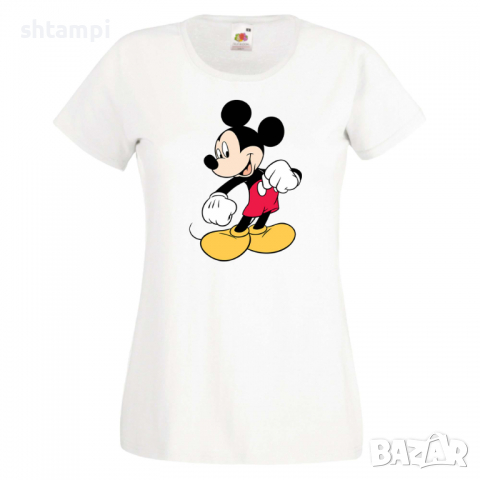 Дамска тениска Mickey Mouse 4 Мини Маус,Микки Маус.Подарък,Изненада,, снимка 9 - Тениски - 36526433