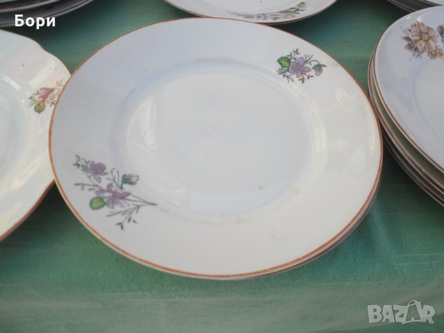 Български порцелан чинии,купи сосиера  37 части, снимка 9 - Чинии - 34882052
