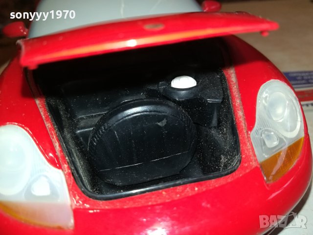 PORSCHE BOXTER 1/18-METAL-ВНОС GERMANY 3010231017, снимка 14 - Колекции - 42775560