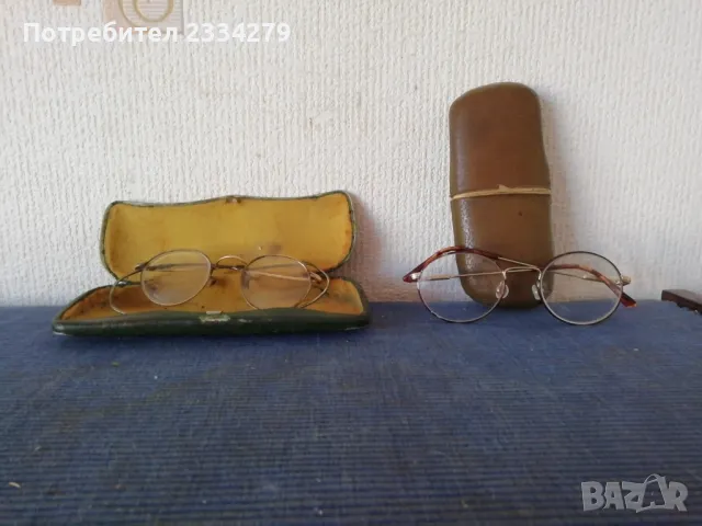 Старинни очила от 40-те и 60-те  години, снимка 13 - Антикварни и старинни предмети - 47011443