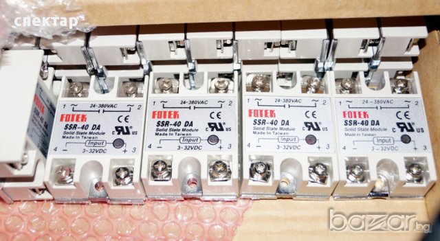 електронни ключове(релета) SSR реле 24VAC - 380VAC SSR Контактор в ...