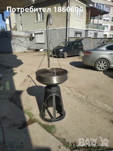Барбекю на дървени въглища, снимка 5 - Барбекюта - 54002623