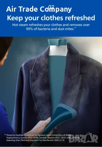 Уред за гладене с пара Philips 1000 Series STE1040/20, 1800 W, снимка 4 - Ютии - 52752602