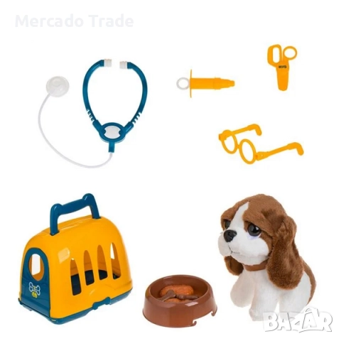 Кученце с чанта Mercado Trade, С аксесоари за игра