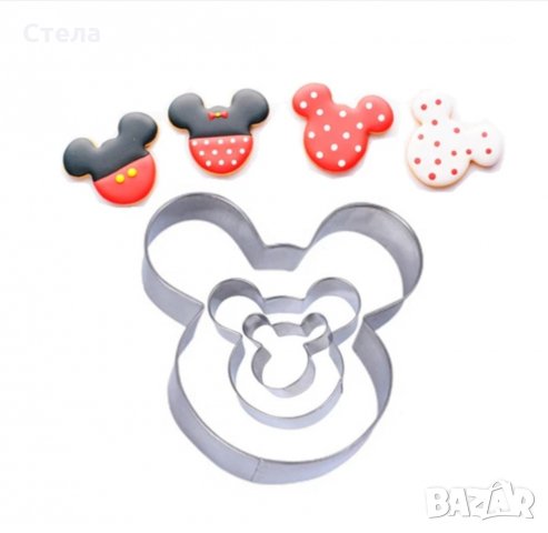 Комплект 8 бр резци, формички за сладки, форми за моделиране, фондан, тесто, снимка 8 - Форми - 31752559