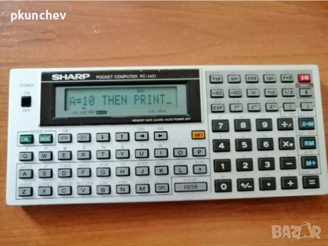 Ретро компютър SHARP PC-1401, снимка 6 - Друга електроника - 38507859