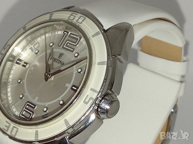FESTINA Дамски часовник бял сребрист