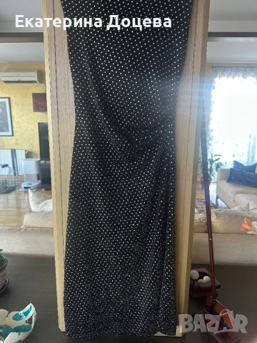 Официална рокля с блестящи камъчета, снимка 3 - Рокли - 54337390